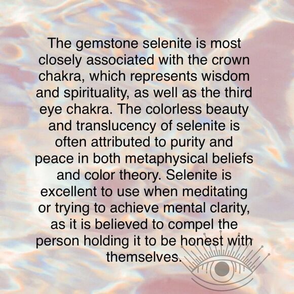 Selenite and Chrome Diopside Solid Sterling Silver Pendant - Picture 6 of 10